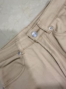 Classic Beige Denim Jeans