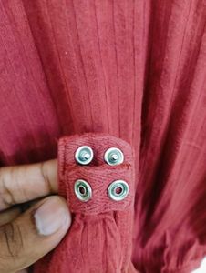 Ribbed Mock Neck Bodysuit