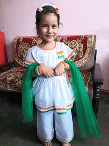 Kids Tricolour Dress