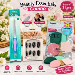 Kele Powder Puff Set and nails tool