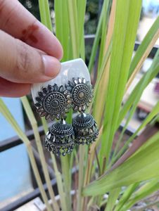 Oxidized jhumka