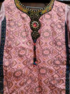 kurta with dupatta in heavy work