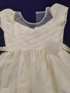 Hop Lemon yellow Party Dress 4-6 yrs