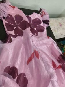 Beautiful Pink Floral Gown