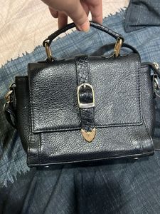 Chic Black Top-Handle Bag