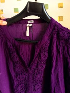 tunic top with lace details