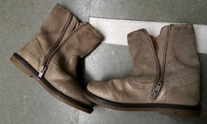 Kids Faux Leather Boots With Bow(2.5-4 yrs)