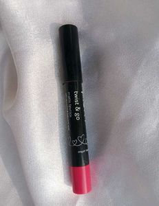 Plum Twist&amp;Go Matte Lipstick Shade(132 Perky Pink)