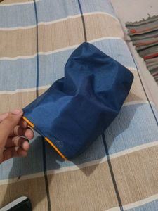 Park Avenue Blue &amp; Orange Pouch