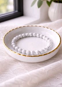 Howlite Crystal Bracelet