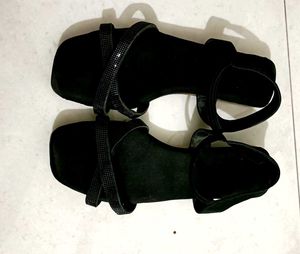 Black Strappy Sandals