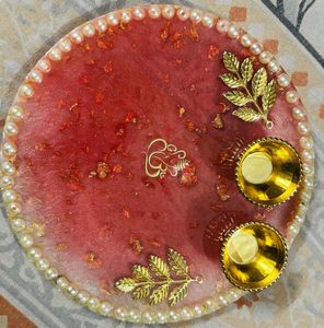 Decorative Pooja Thali - Festive Celebrations