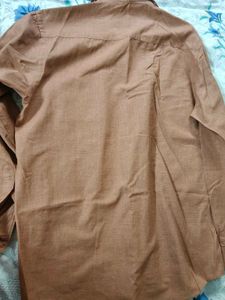 Men's Classic Brown Long Sleeve Shirt