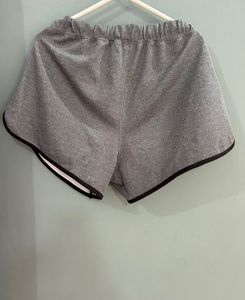 Grey Shorts with Black Trim