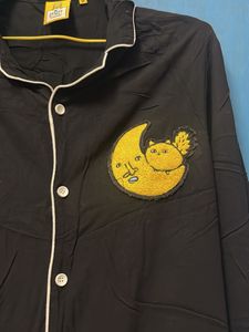 Cute Moon &amp; Bird Pajama Shirt