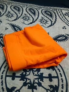 women's ankle length orange leggings
