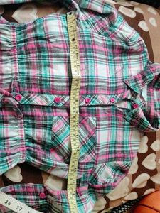 Plaid Button-Down Dress