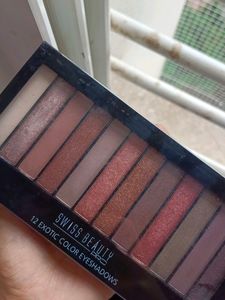Swiss Beauty Eyeshadow Palette 12 Colors Glittery