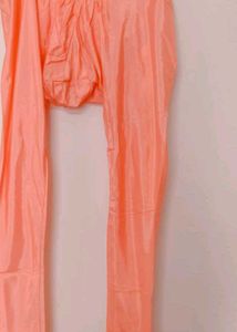 Three Piece Set Gown Dupatta And Pajama