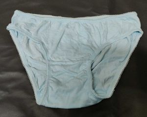 Light Blue Cotton Briefs