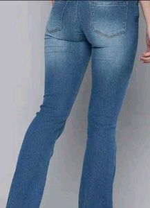 SALE FOR 24 HOURS Women Blue Bootcut Jeans