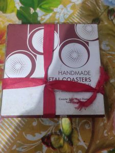 Handmade Metal Coasters - Set of 4
