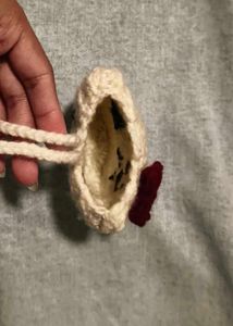 Handmade Crochet Kitty Pouch