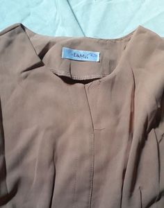 Camel Flowy Midi Dress