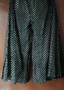 Embellished Black Kurta plazoo Duppata Set
