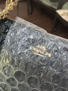Chic Black Embossed Handbag