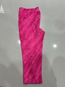 Pink Patterned Swimming Leggings