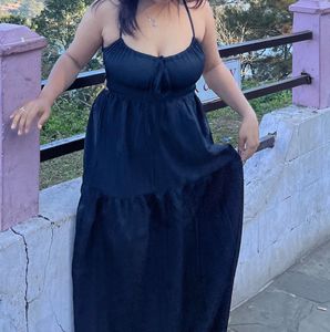 Flowy Black Maxi Dress