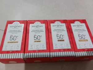 Pack of 4 Dot&Key Tinted Sunscreens