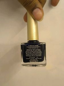 Nykaa Nail Enamel - Deep Blue