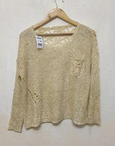 Trendy New Shinny Gold Top For Women