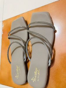 Stylish Strappy Embellished Heels