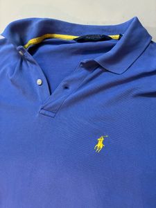 Men's Blue Polo T-Shirt Ralph Lauren stretchable