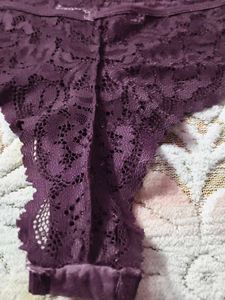 Sexy Purple Lace Briefs