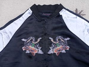 Embroidered Bomber Jacket