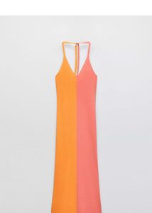 Colorblock Maxi Dress