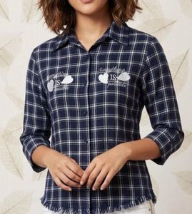 Cozy Plaid "Everything Is Possible" Top