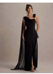Elegant Black Evening Gown