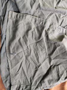 combo Men's Dark Gray Jeans and Button-Up Shirt