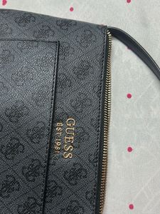 GUESS Monogram Shoulder Bag