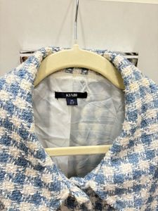 Kiabi Blue tweed coat