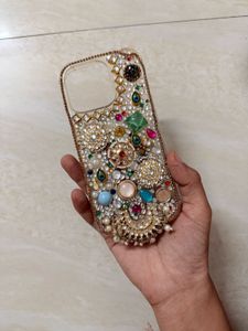 Exquisite Embellished Phone Case