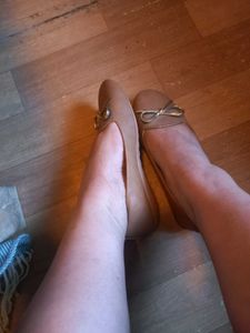 Cute Asena Collection Tan Flats