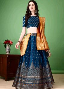 Art Silk Brocade Lehenga Choli