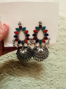 Bohemian Jhumka Earrings