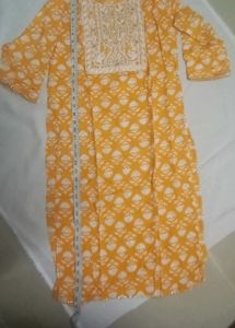 Yellow Chikankari Kurta Set